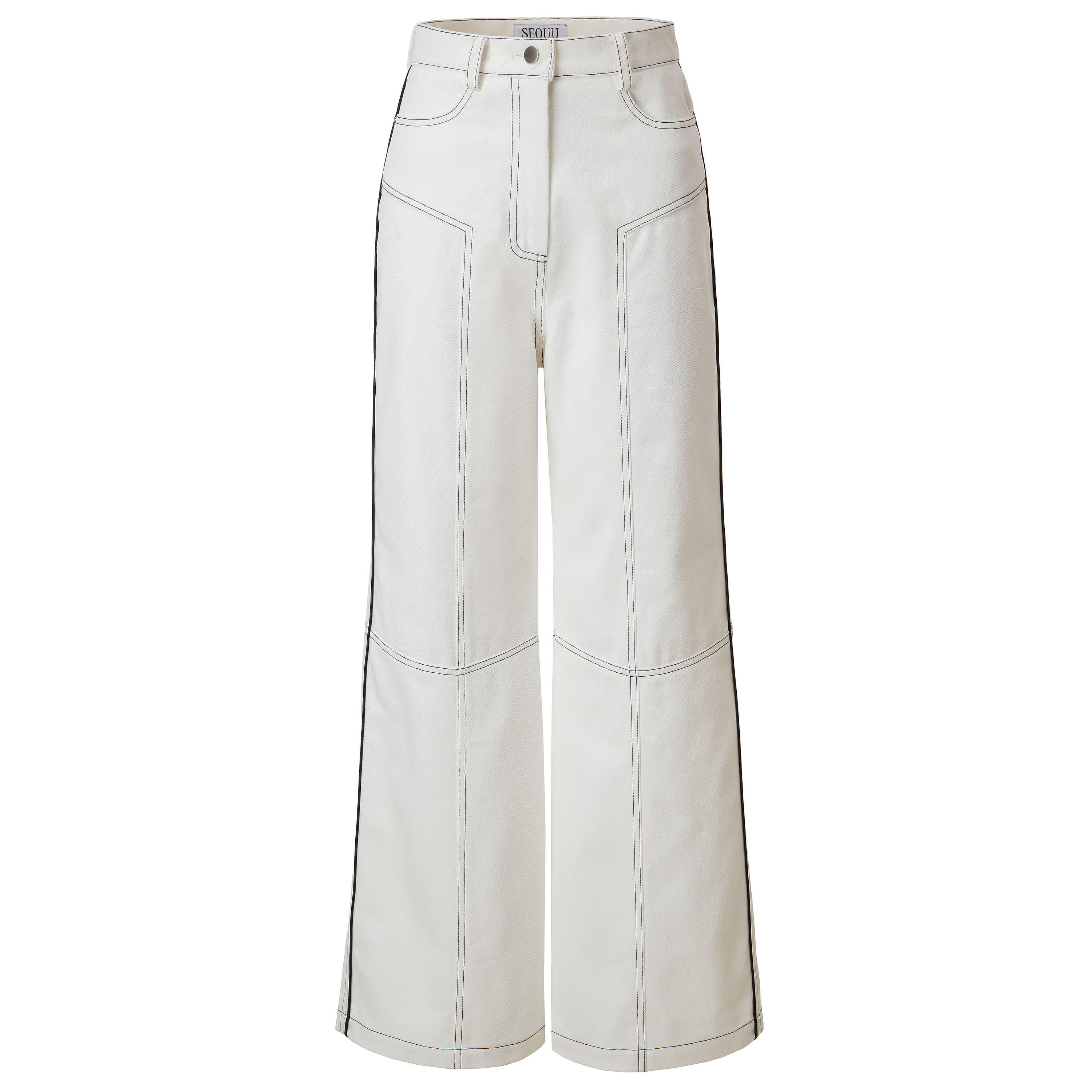 GRAPHIC WIDE TROUSERS