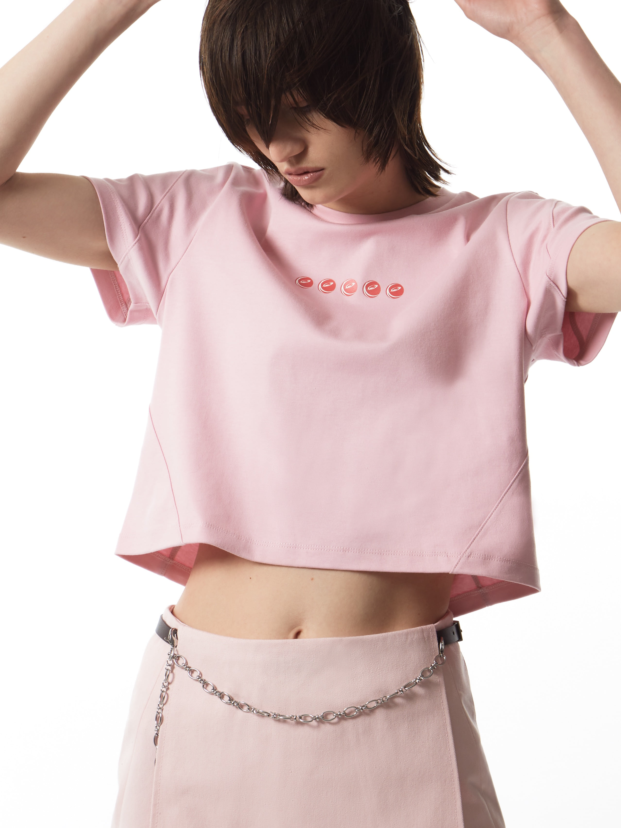 CROPPED T-SHIRT (BABY PINK)